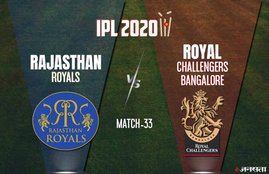 IPL 2020, RR vs RCB Live Cricket Streaming