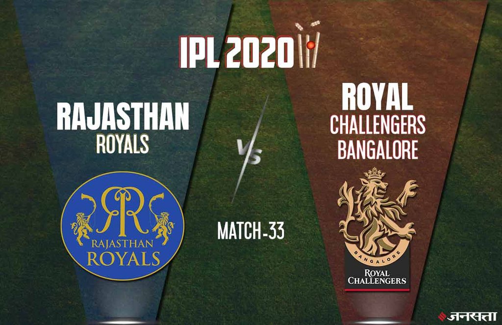 IPL 2020, RR vs RCB Live Cricket Streaming