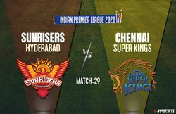 चेन्नई सुपरकिंग्स ने टूर्नामेंट में तीसरी जीत दर्ज की, सनराइजर्स हैदराबाद को 20 रन से हराया
