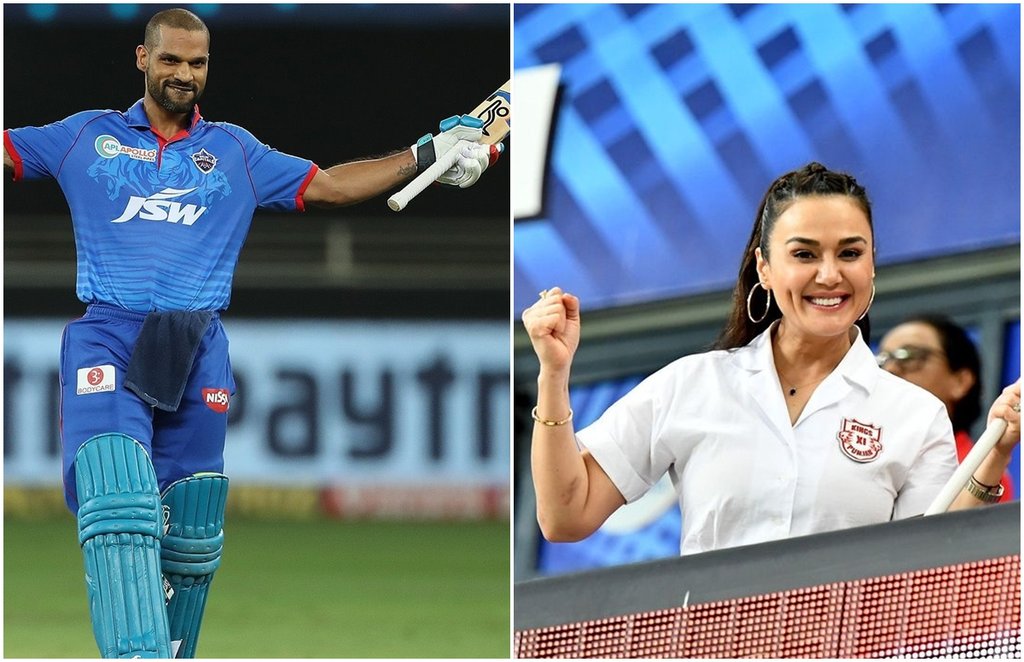 Shikhar Dhawan Priety Zinta