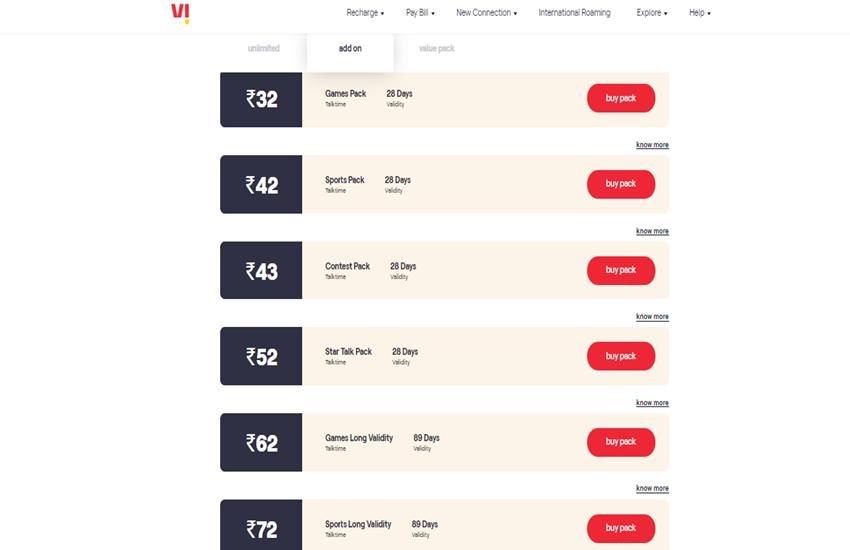 Vodafone Idea Prepaid
