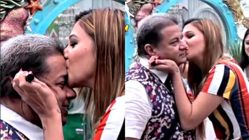 शो में जसलीन कई बार अनूप जलोटा को किस करती भी दिखी थीं।