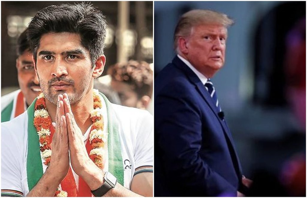 donald trump, vijender singh donald trump, vijender singh