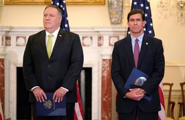 Mike Pompeo, Mark Esper, india us relation, indian ocean, china