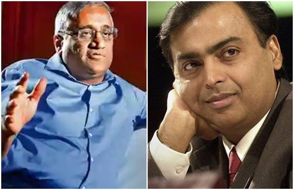 kishore biyani mukesh ambani