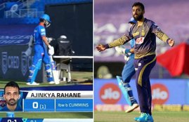 IPL 2020, KKR vs DC, Ajinkya Rahane, Rahane 200th match, Varun Chakraborty