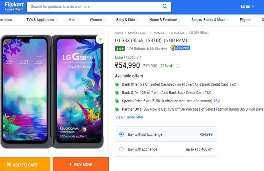 LG G8X ThinQ Price in India