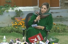 mehbooba mufti, jammu kashmir, tricolor