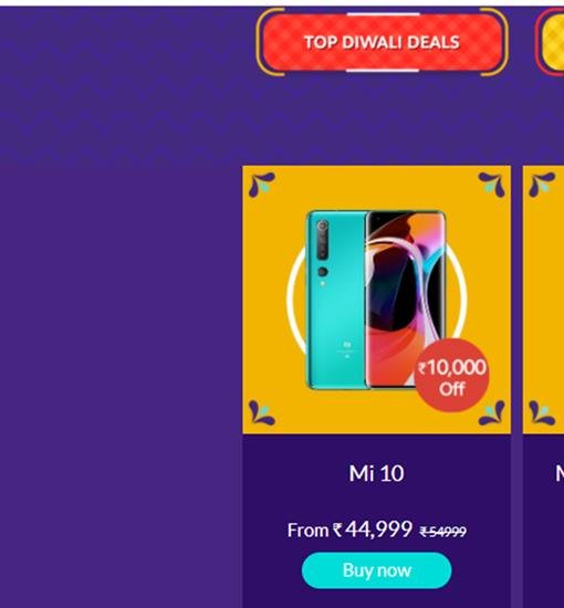 Xiaomi Diwali with Mi Sale