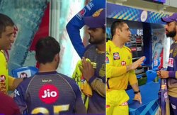 IPL 2020: यशस्वी जायसवाल के बाद नीतीश राणा ने MS Dhoni के सामने जोड़े हाथ, ‘थाला’ से वरुण चक्रवर्ती को मिला ज्ञान