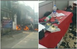 मुंगेर में फिर भड़की हिंसा, भीड़ ने की आगजनी; चुनाव आयोग ने डीएम और एसपी को हटाने के दिए आदेश