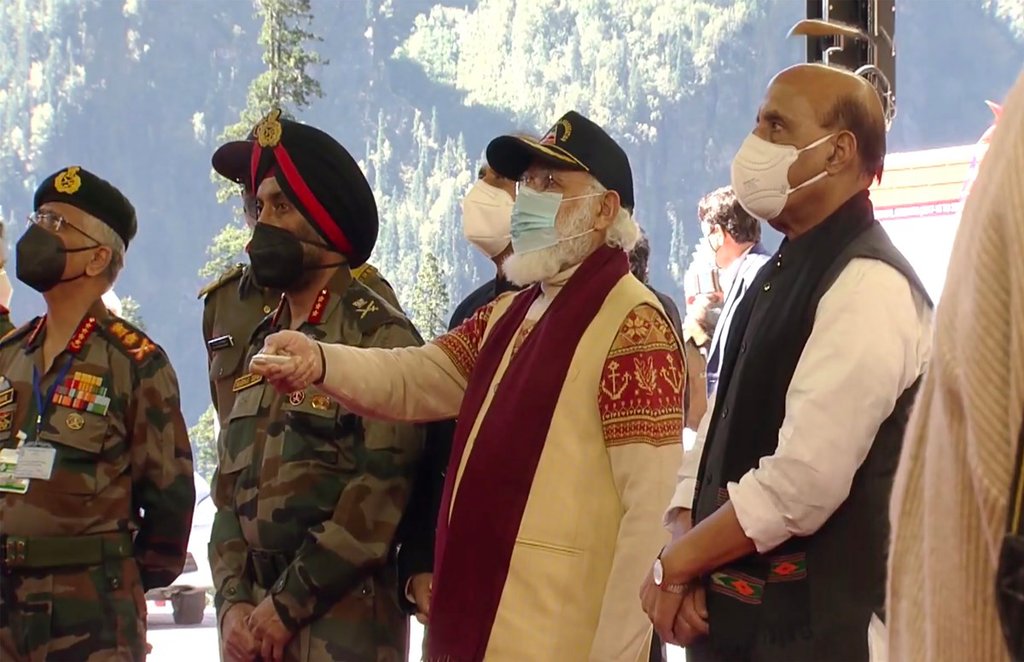 narendra modi atal tunnel himachal pradesh