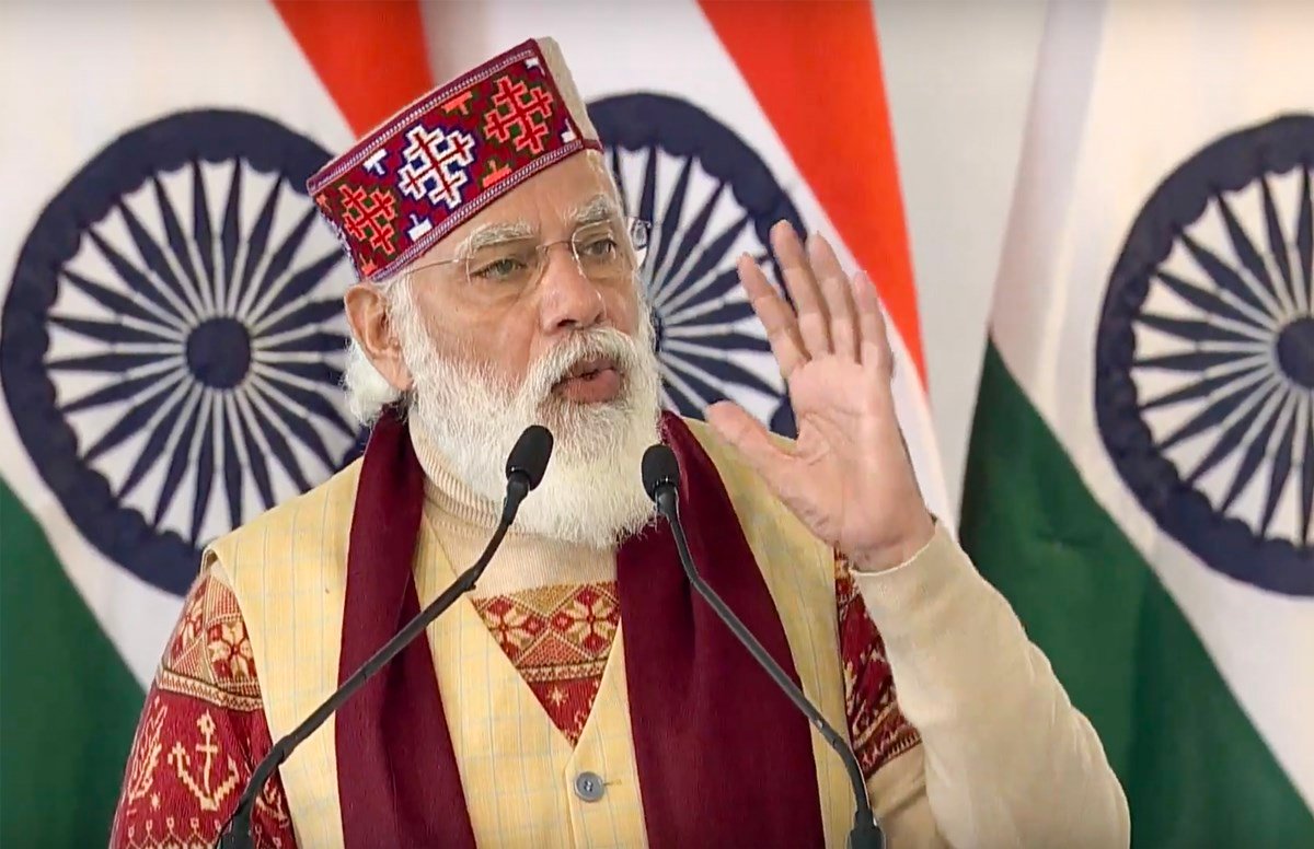 narendra modi atal tunnel himachal pradesh