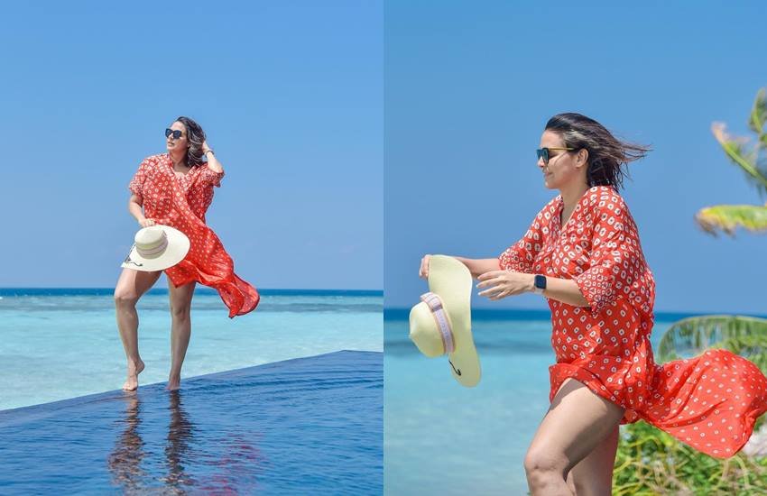 कोरोना वायरस लॉकडाउन खत्म होने के बाद कई सेलेब्स हॉलीडे एंजॉय करते नजर आए हैं। इस कड़ी में नया नाम जुड़ा है एक्ट्रेस नेहा धूपिया औऱ उनके एक्टर पति अंगद बेदी का। नेहा और अंगद इन दिनों मालदीव्स में छुट्टियां मनाने गए हैं। नेहा ने अपने वकेशन की फोटोज पोस्ट की हैं। देखें तस्वीरें: