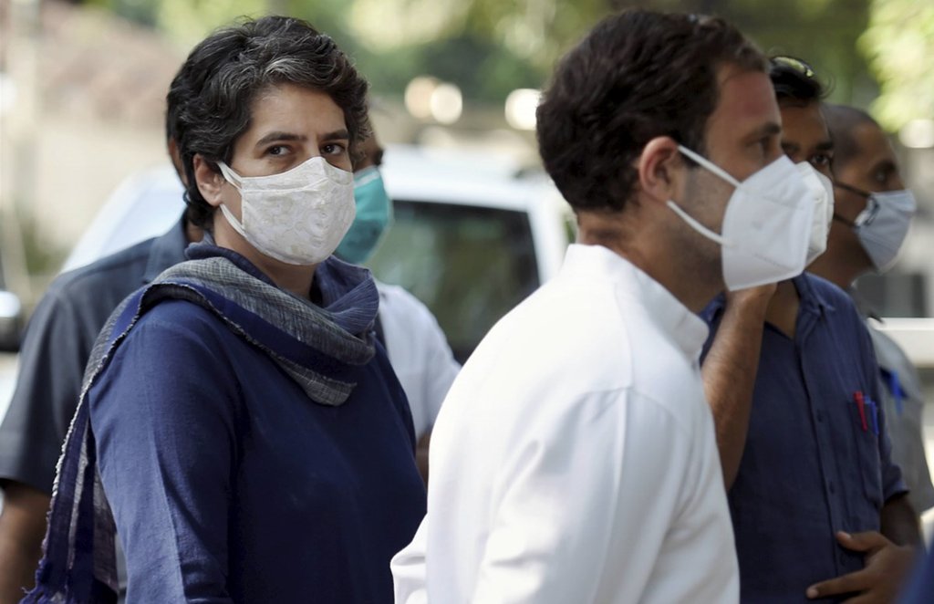 rahul gandhi priyanka gandhi hathras case arnab goswami