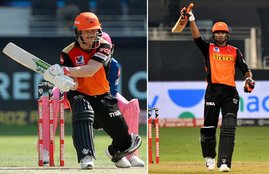 ipl 2020, RR vs SRH, David Warner, Vijay Shankar