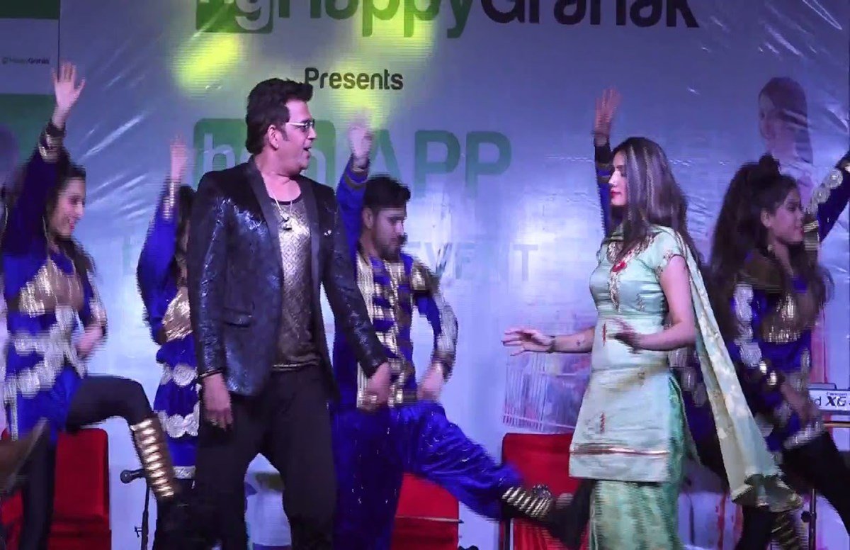 Ravi Kishan dance with sapna chaudhary, sapna chaudhary ravi kishan,