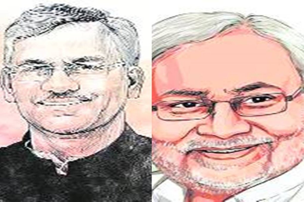 उत्तराखंड के सीएम त्रिवेंद्र सिंह रावत और बिहार के मुख्यमंत्री नीतीश कुमार।