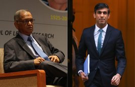 rishi sunak, finance minister, uk, london, akshata murthy