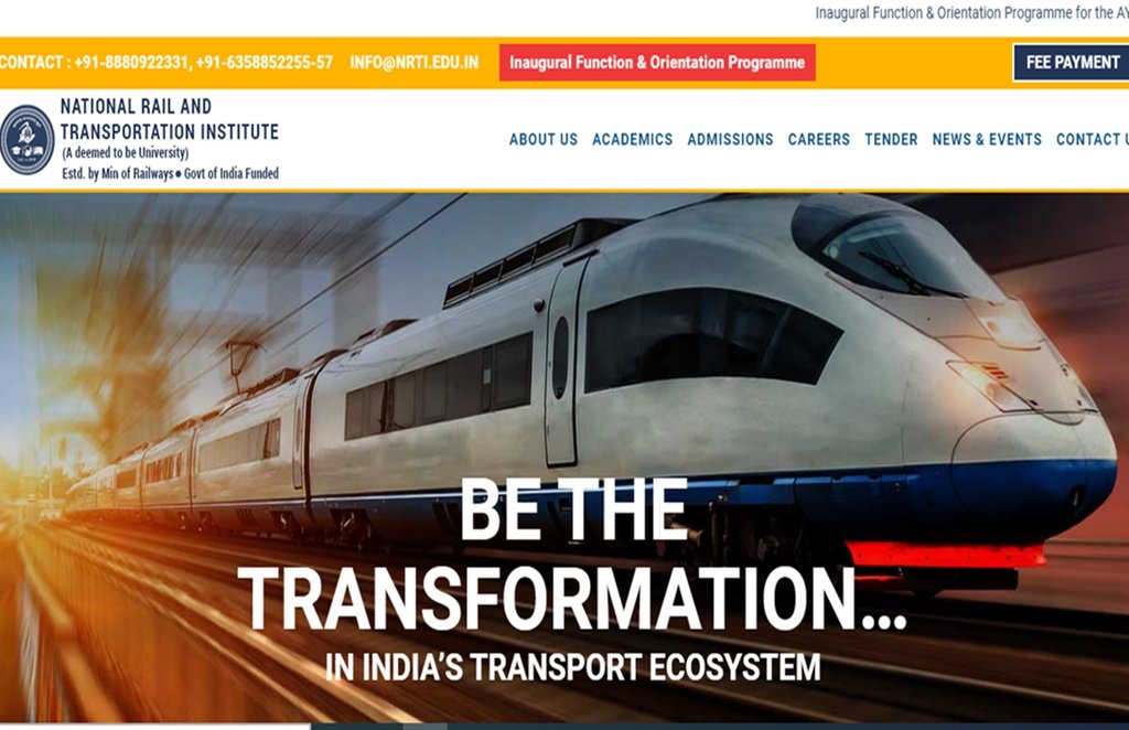 NRTI, National Rail and Transportation Institute, Indian Railways, Indian Railway, Ministry of Railways,