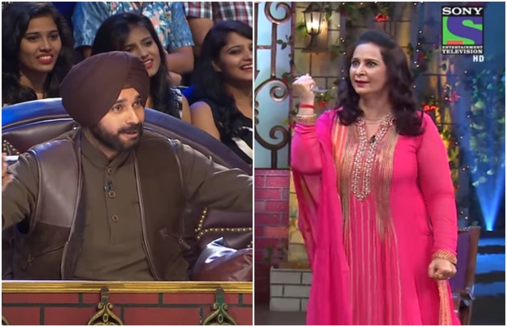 Navjot Singh Sidhu Navjot Kaur Sidhu Kapil Sharma Show