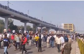 mahapanchayet, stone pelting, nikita murder