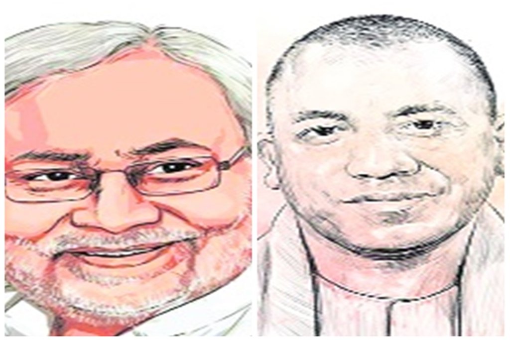 बिहार के सीएम नीतीश कुमार और यूपी के सीएम योगी आदित्यनाथ।