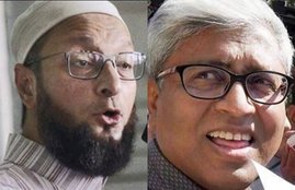 Aajtak, Aaj tak Live Debate, political analyst Ashutosh, Asaduddin Owaisi,