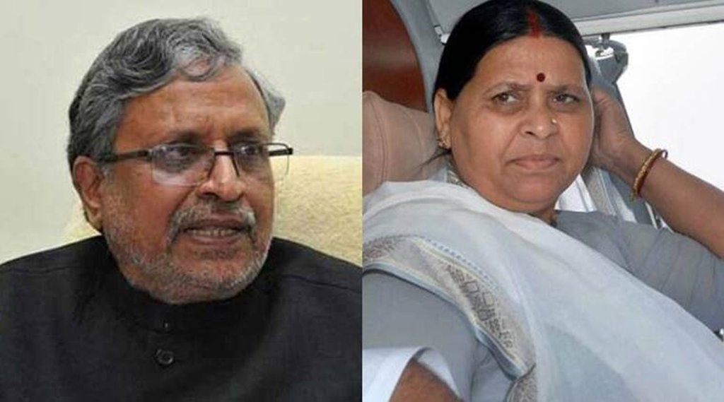 sushil modi, rabri devi