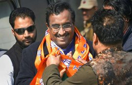 BJP Chief JP Nadda, Ram Madhav