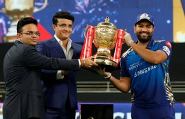 Sourav Ganguly Jay Shah Rohit Sharma IPL 2020
