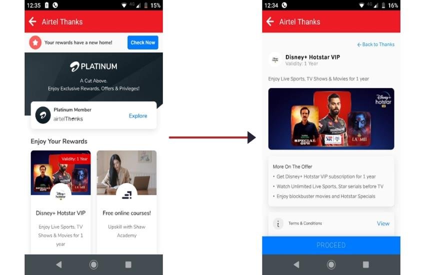 Airtel Disney+ Hotstar VIP