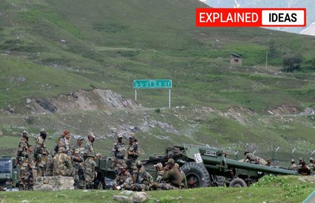  भारत-चीन सीमा पर तैनात भारतीय आर्मी। फाइल फोटो।