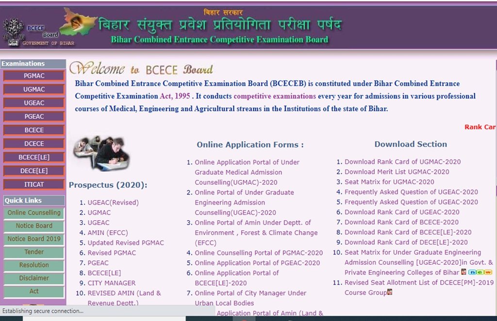 bihar neet counseling 2020, bihar neet merit list 2020, bihar neet ugmac counselling merit list
