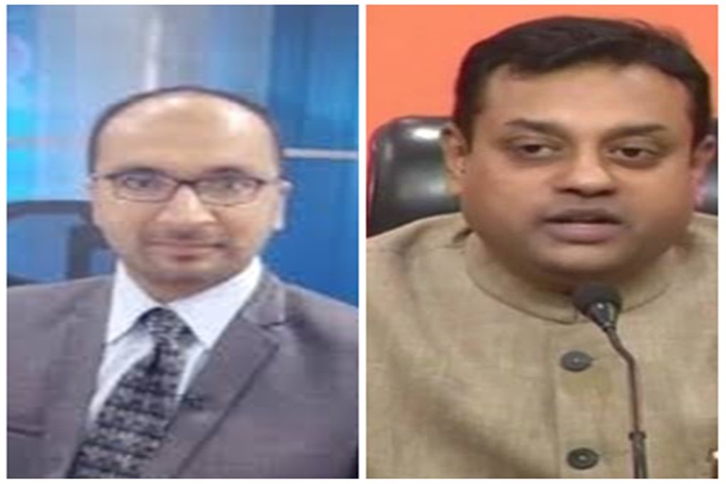 राजनीतिक विशेषज्ञ माजिद हैदरी और बीजेपी प्रवक्ता संबित पात्रा।