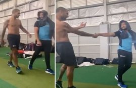 shikhar dhawan, prithvi shaw, dance video