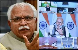 corona, haryana cm, pm modi