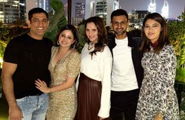 MS Dhoni, MS Dhoni wife, Sakshi, Sakshi birthday, birthday party