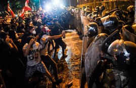 Peru, South America, Violent Protests