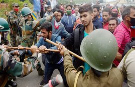 Bru Protestors, Tripura