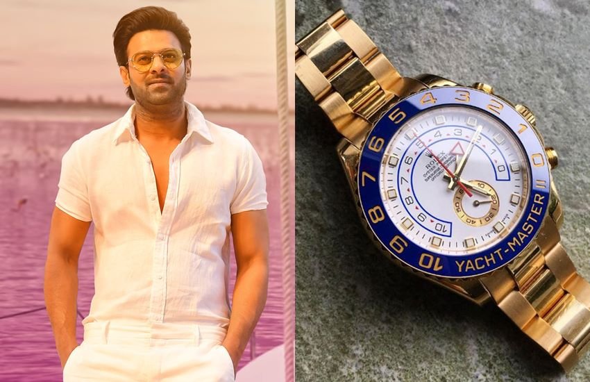 प्रभास के पास 28.57 लाख की Rolex Yachtmaster II In Gold भी है।