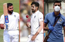 Rohit Sharma, Ishant Sharma, Navdeep Saini