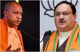 jp nadda, yogi adityanath