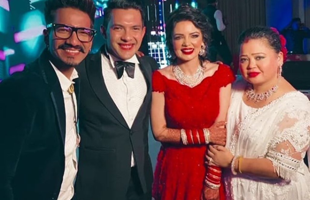 Bharti Singh, Aditya Narayan, Aditya Narayan Wedding Reception, Bharti-Harsh