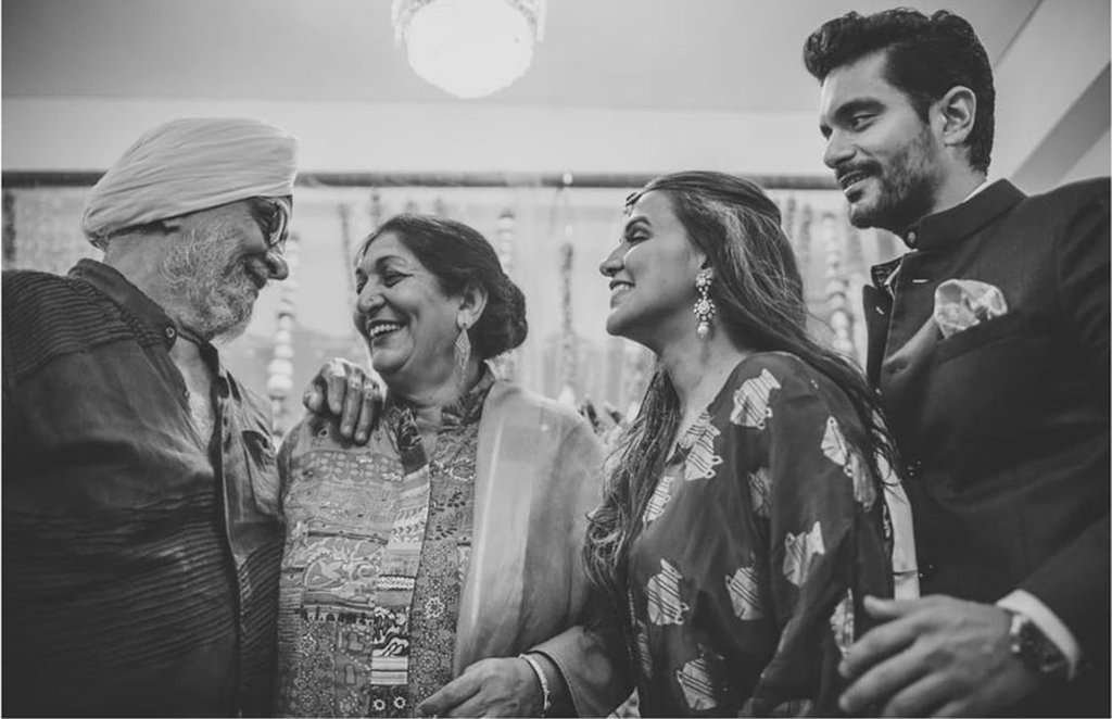 Bishan singh Bedi Neha Dhupia