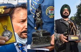 Farm Laws, Farmers, Sportspersons, Punjab, Award, Wrestler