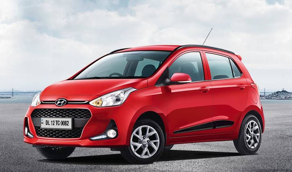 Hyundai Grand i10 कार। फोटो सोर्स: Hyundai