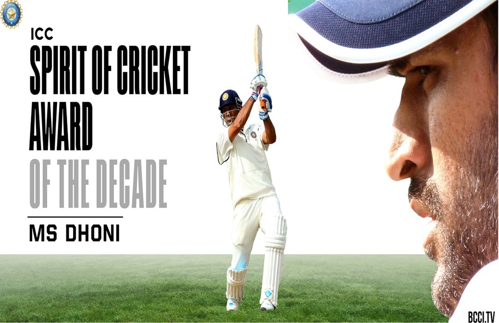 MS DHONI BCCI ICC AWARDS