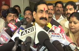 Narottam Mishra, Sonia Gandhi, Indore, Madhya Pradesh, BJP, Congress, Farmer Protest