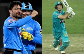 Rashid Khan Jimmy Peirson BBL 10